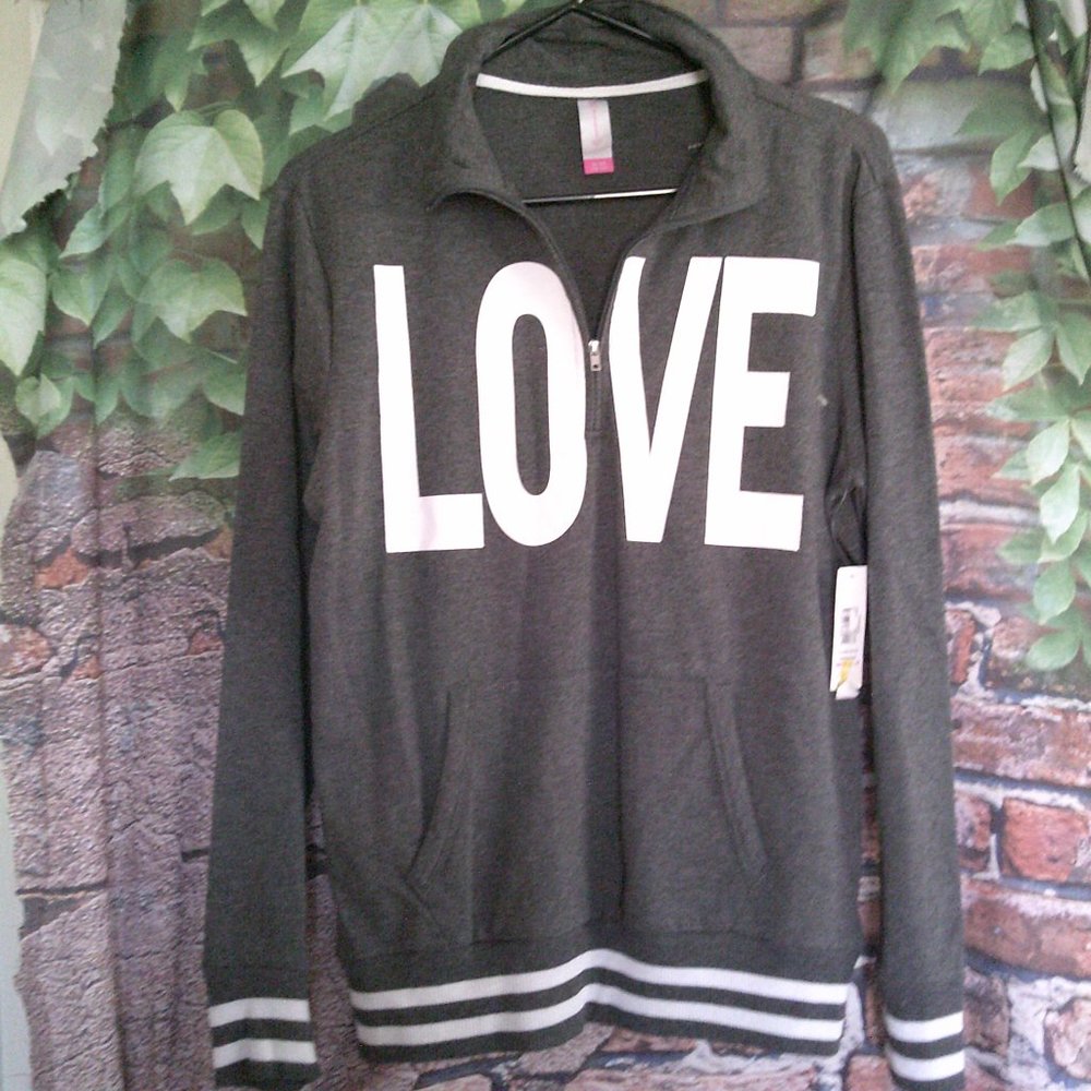 1/4 Zip Slip Pocket Sweatshirt